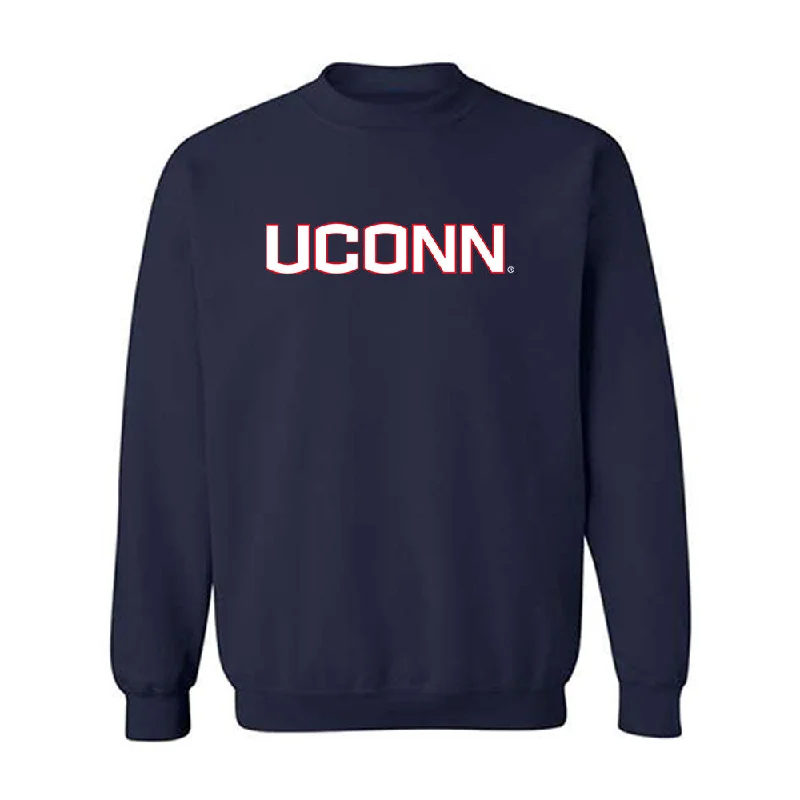 UConn - NCAA Women's Track & Field (Outdoor) : Mallory Malz Sweatshirt Hoodie with Contrast Stitching Detailed Premium