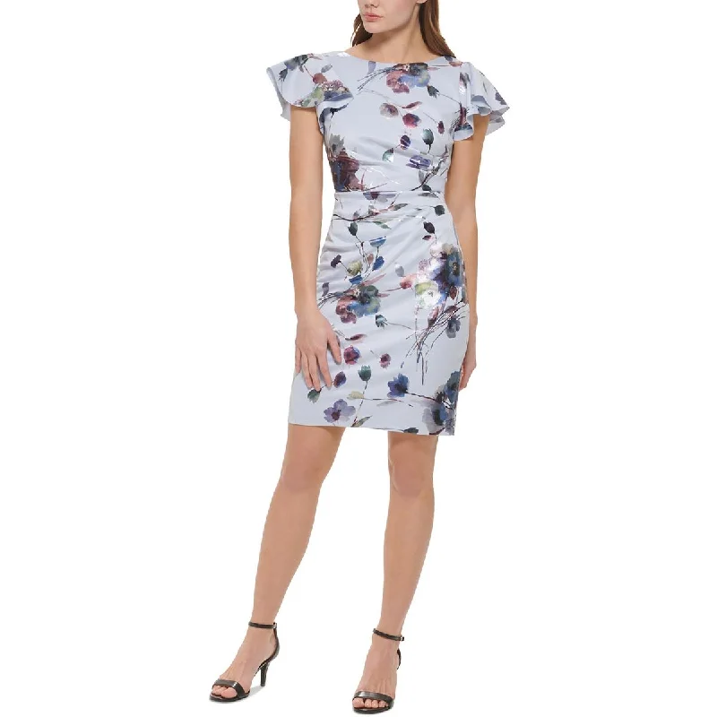 Jessica Howard Womens Petites Floral Print  Cocktail And Party Dress Tunics Custom made