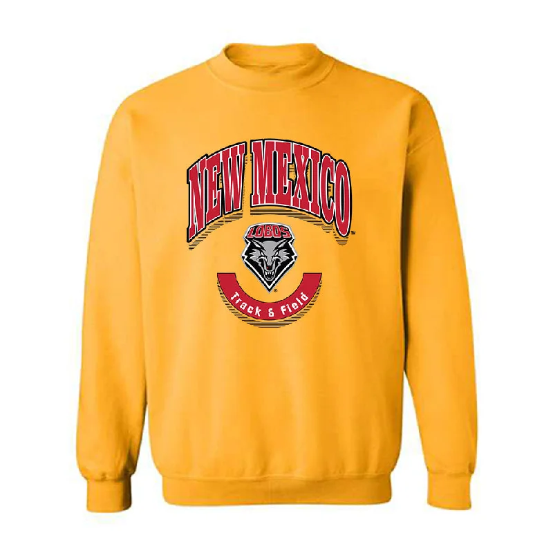 New Mexico - NCAA Women's Track & Field : Meadow Drebert - Classic Fashion Shersey Crewneck Sweatshirt Hoodie with Mesh Breathable Sporty