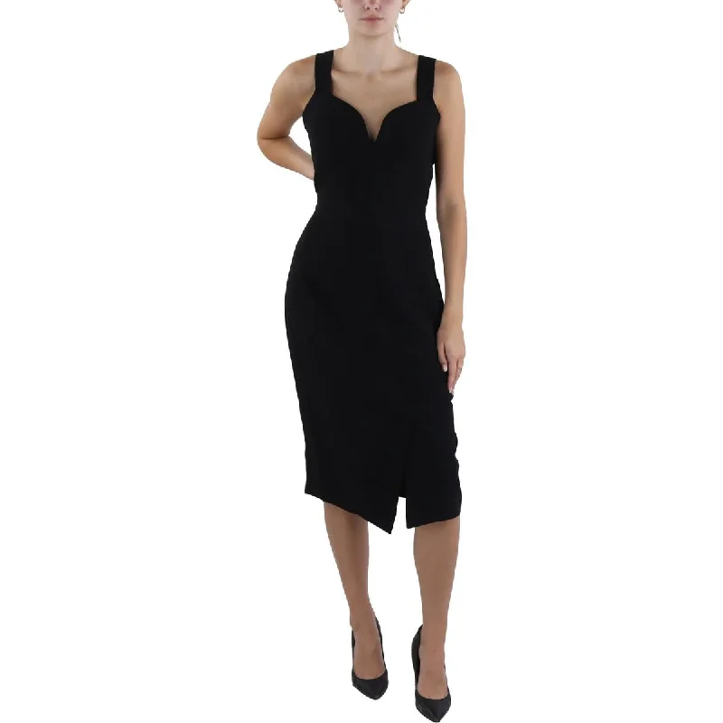 Gracia Womens Corset Seamed  Cocktail And Party Dress Crew Neckline Sporty
