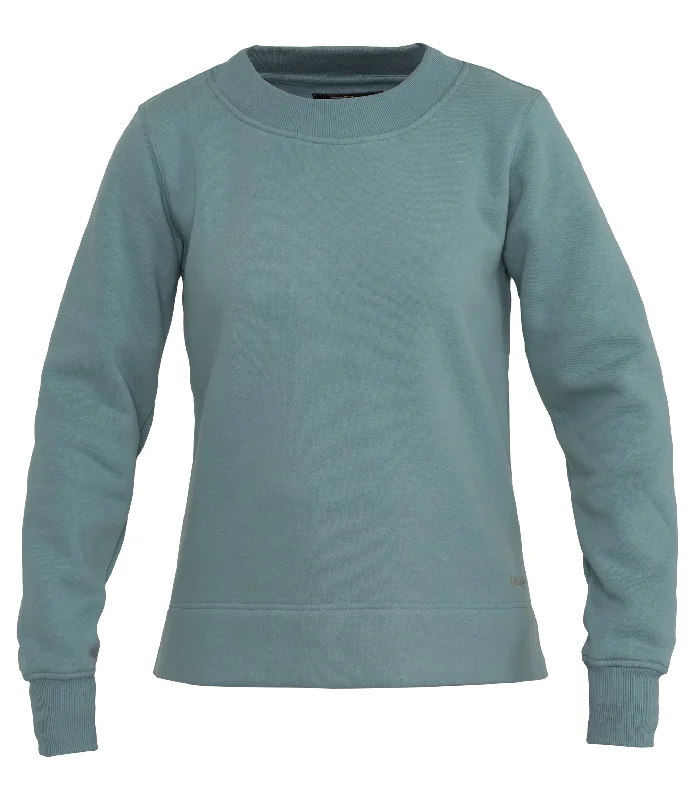 Women's Flex Crew Sweatshirt (Closeout) Hoodie with Back Slit Movement Comfort