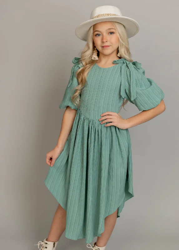 Maylie Dress in Aqua Tunics Chic elegant