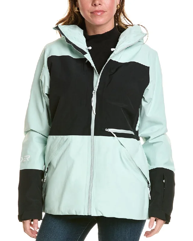 Spyder Jagged GTX Shell Jacket Front Pockets Side Pockets Patch Pockets