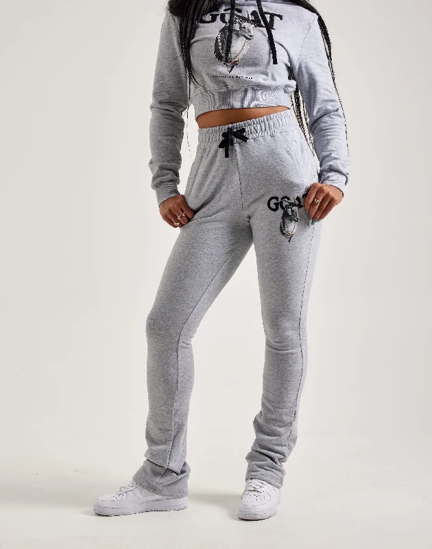 Streetz Iz Watchin Goat Fleece Stacked Pants Chic Capri Pants