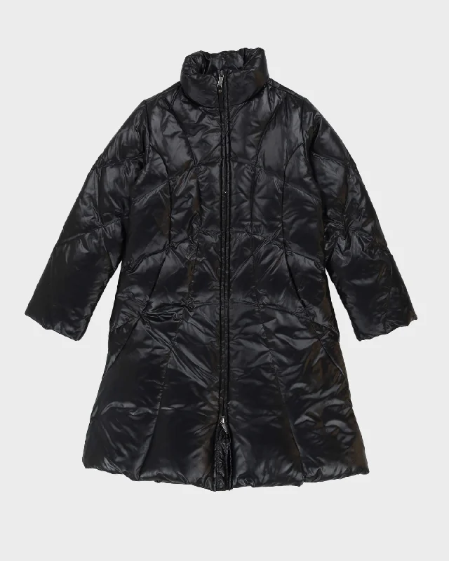 Deadstock With Tags Diesel Black Puffer Jacket - M / L Belted Jacket Elasticated Jacket Padded Jacket