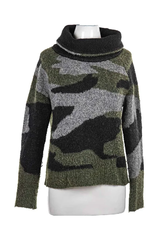 Aqua Sweater High Neck Crew Neck V-Neck
