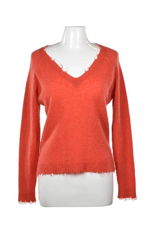 Minnie Rose Sweater Real Fur Shearling Chenille