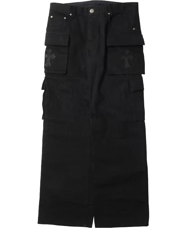 Cross Patch 9 Pocket Cargo Pants High-Waist Jeans