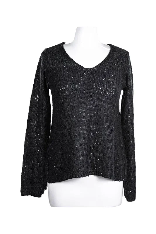 Tempo Paris Sweater Chenille Brocade Lace