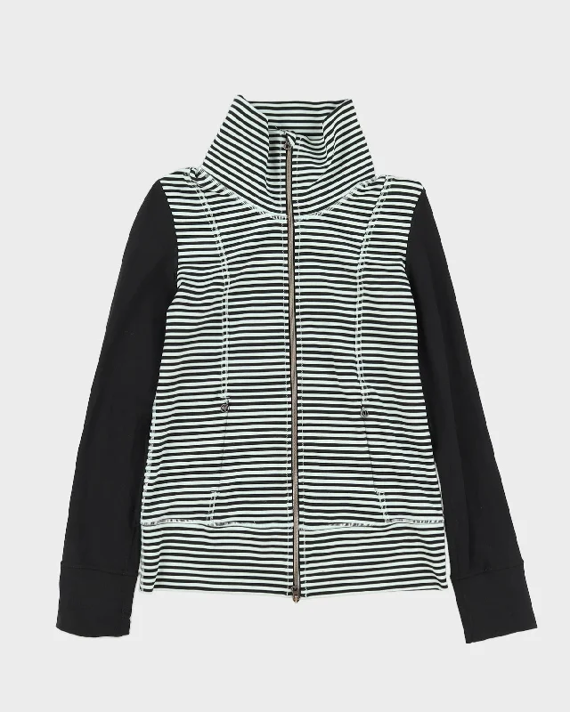 Lululemon Green And Black Sports Jacket - M Mesh Jacket Canvas Jacket Denim Jacket
