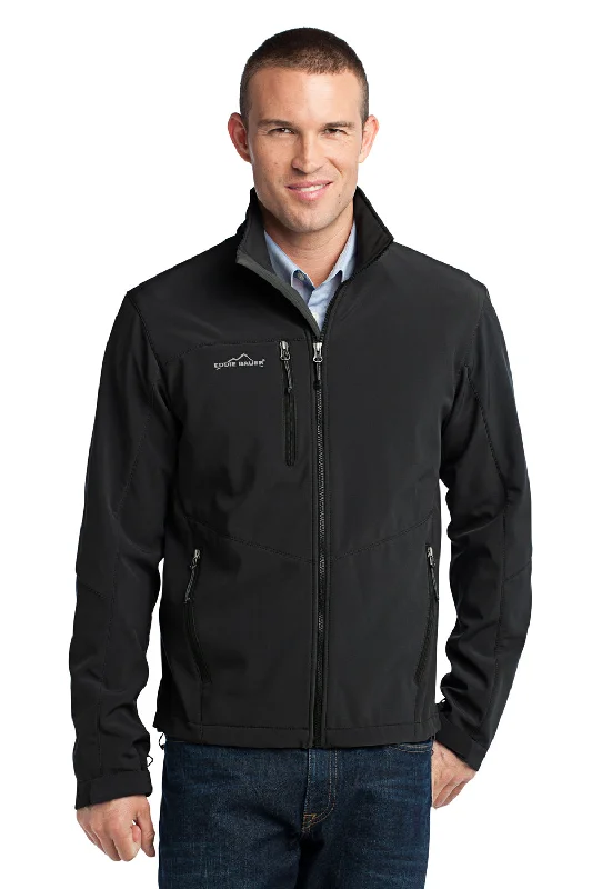 Eddie Bauer Mens Water Resistant Full Zip Jacket - Black Mesh Jacket Canvas Jacket Denim Jacket
