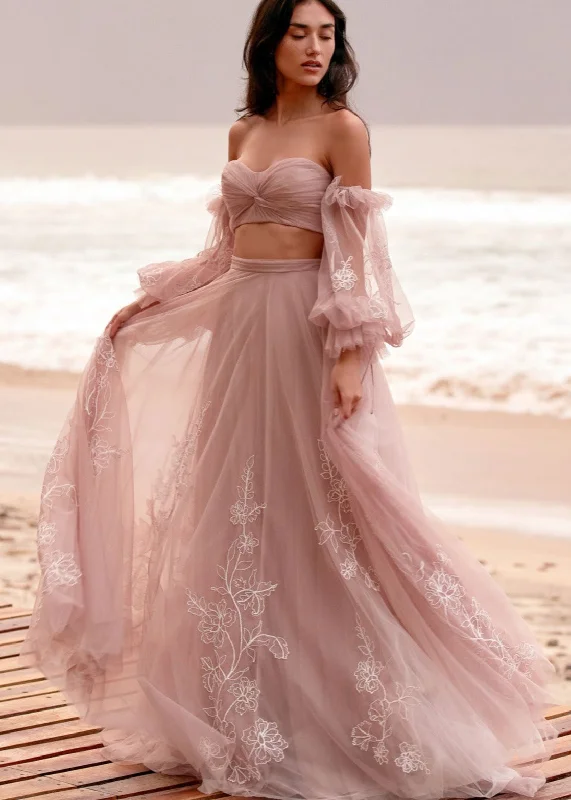 Innika Skirt linen skirt natural