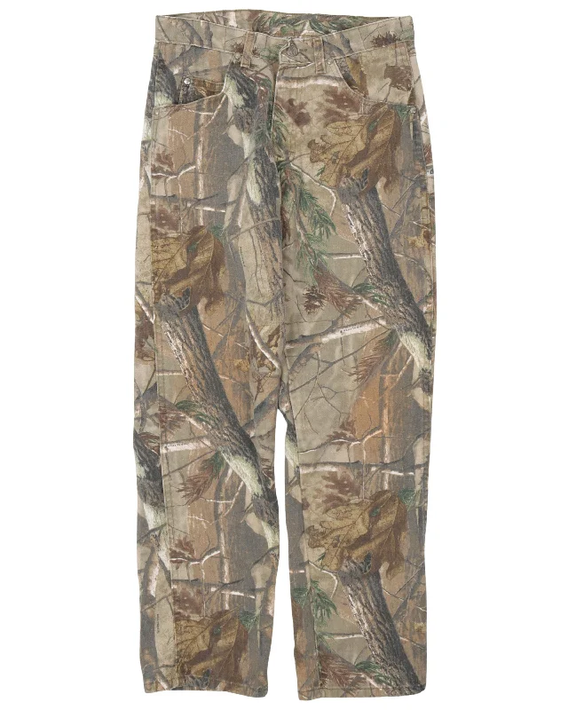 Wrangler RealTree Camouflage Pants High-Waist Jeans
