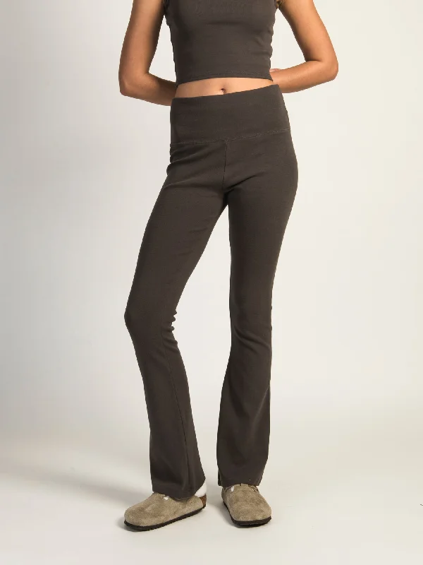 HARLOW MANDY PANT - CHARCOAL Formal Linen Trousers