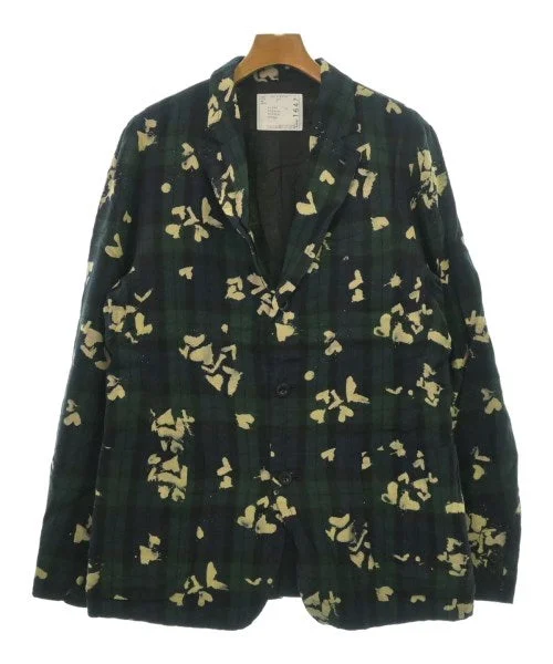 sacai Casual jackets Knit Fabric Woven Fabric Fleece Fabric