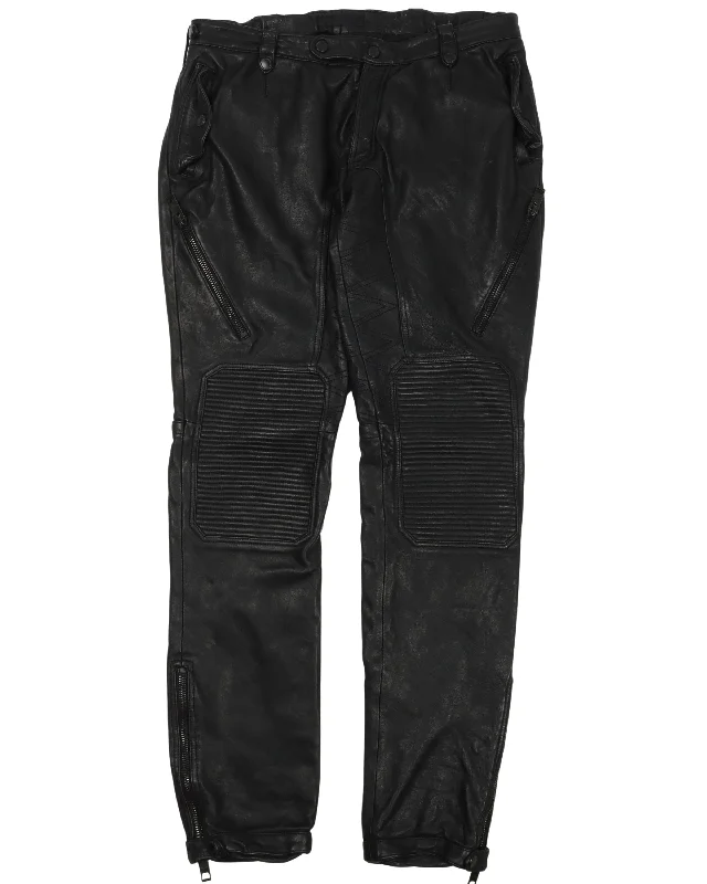 Biker Pants Elegant Silk Pants