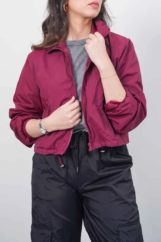 PARACHUTE JACKET Hooded Jacket Caped Jacket Shawl Collar Jacket