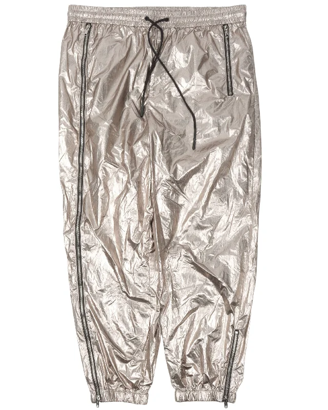 Metallic Pants Comfortable Maternity Pants