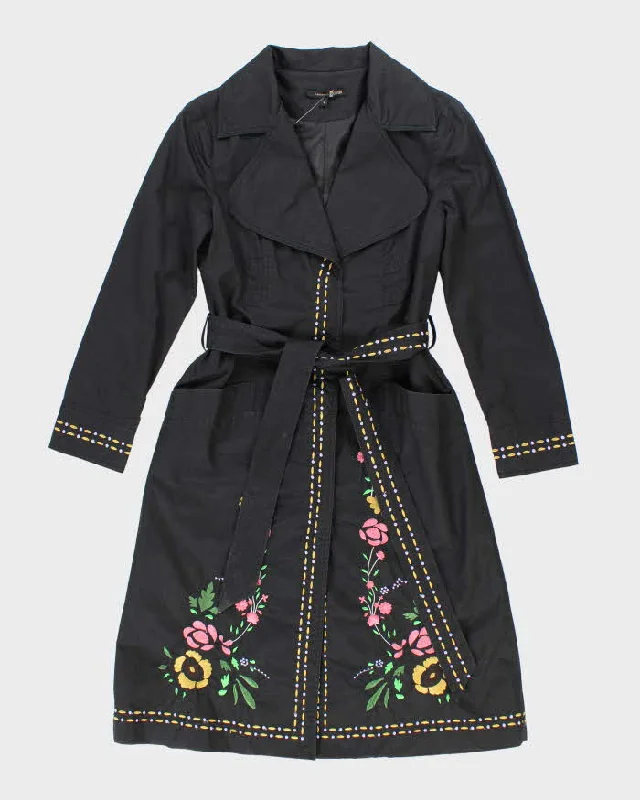 Vintage Y2k 00s Just Cavalli Embroidered Jacket - XS Tailored Jacket Straight Jacket A-Line Jacket Vintage Y2k 00s Just Cavalli Embroidered Jacket - XS Tailored Jacket Straight Jacket A-Line Jacket