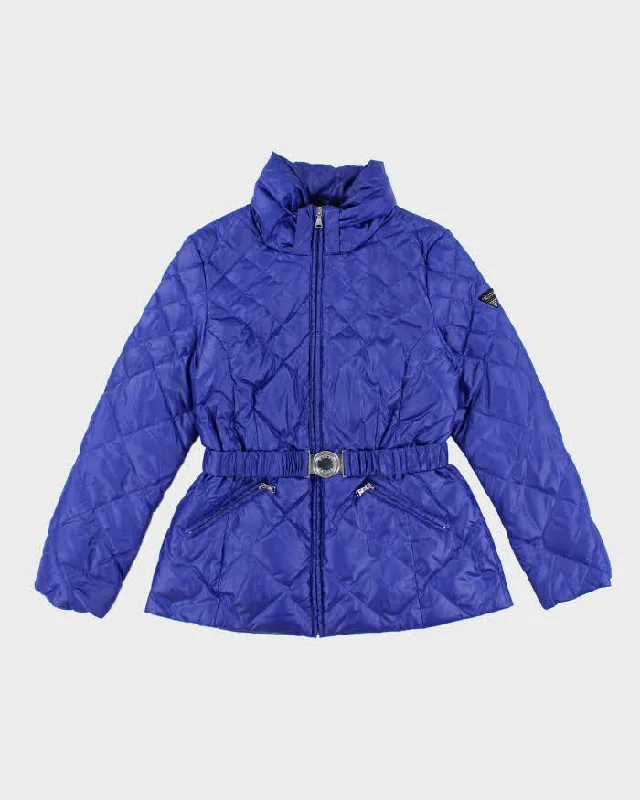 Vintage Women's Y2K Guess Insulated Puffer Jacket - L Cotton Jacket Linen Jacket Terry Jacket