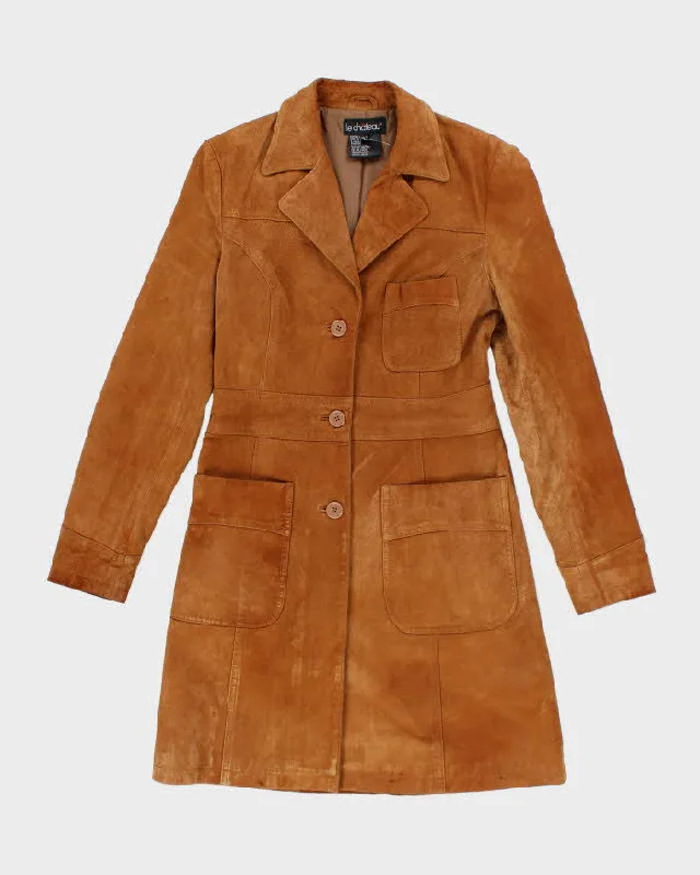 Vintage Le Chateau Suede Jacket - XS Herringbone Jacket Houndstooth Jacket Plaid Jacket