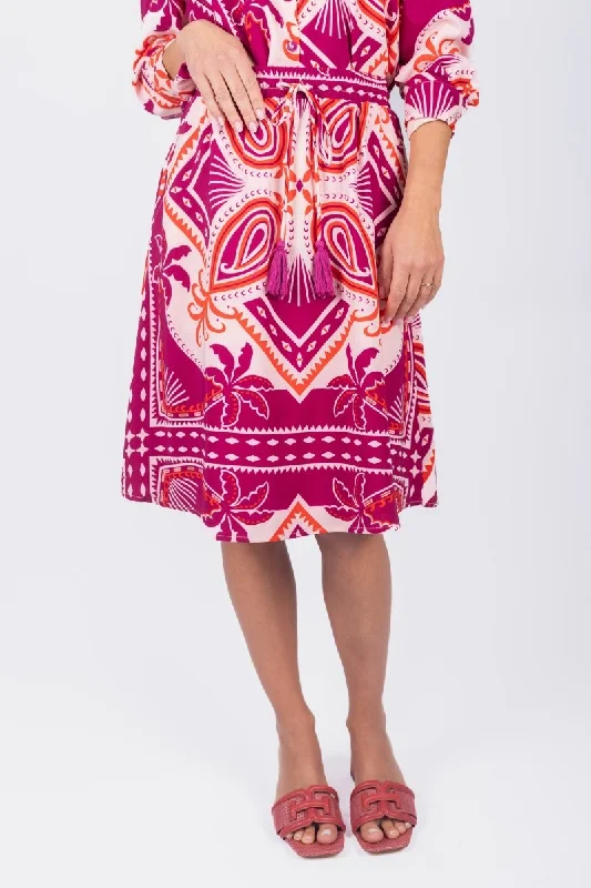 DEMI SKIRT (RASPBERRY) lightweight skirt design