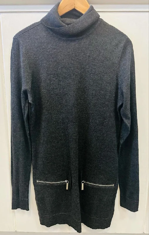 Michael Kors NWT Turtleneck Sweater Dress - Size Medium Cashmere Blend Cotton Blend Poly Blend