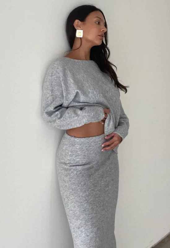 The Halsey Maxi Skirt cashmere skirt plush