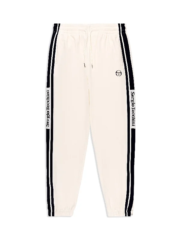 Atri Velour Track Pant- Gardenia Slim-Fit Leggings
