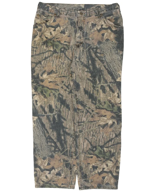 Tree Camouflage Pants Comfortable Denim Leggings