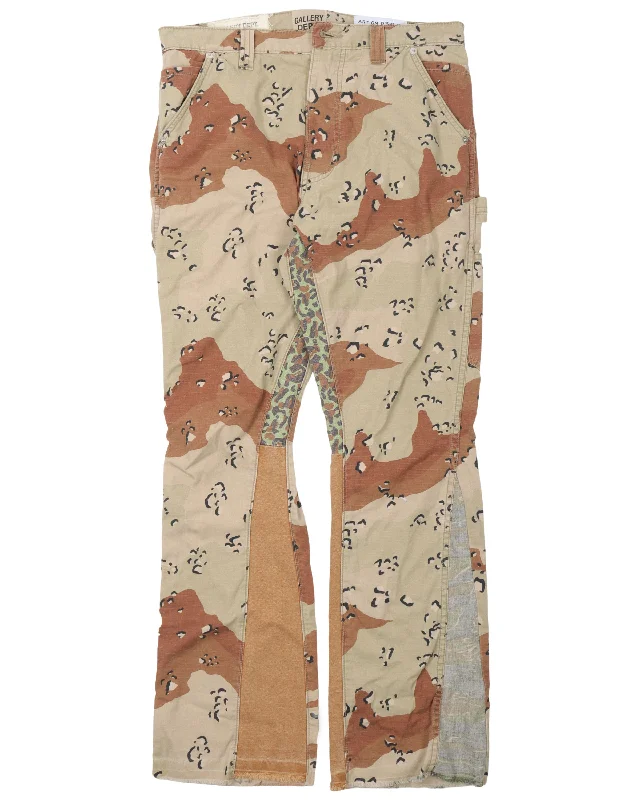 Camo La Flare Pants Comfortable Jogger Trousers