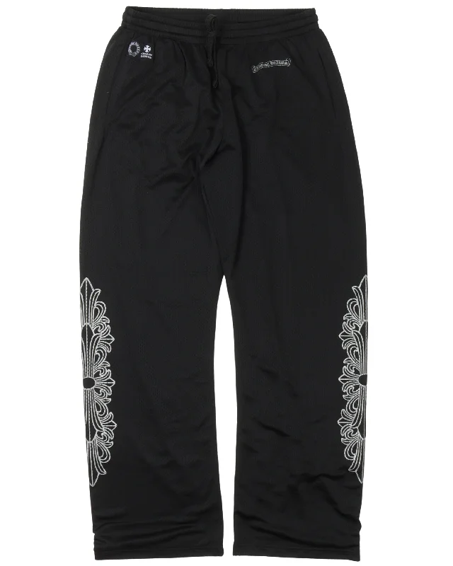 Mesh Varsity Pants Classic Pleated Pants