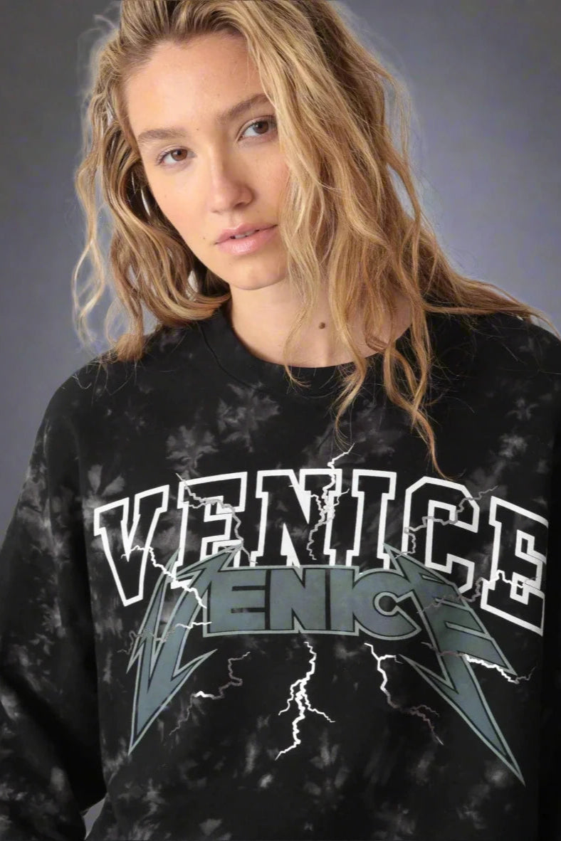 Electric & Rose Atlas Venice Sweater Glossy Satin Silk