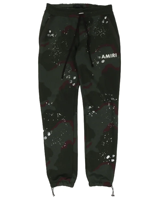 Camouflage Sweat Pant Stylish Slim Trousers