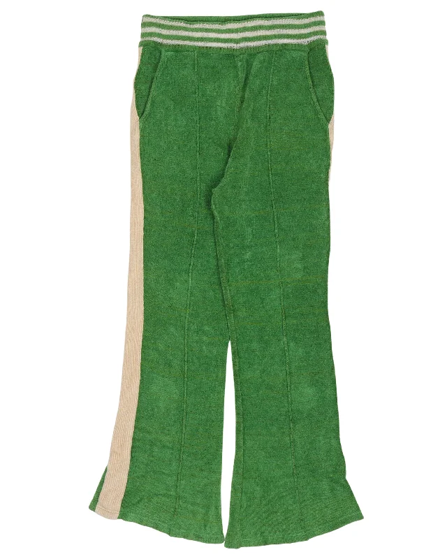 Knit Flared Track Pants Stylish Harem Pants