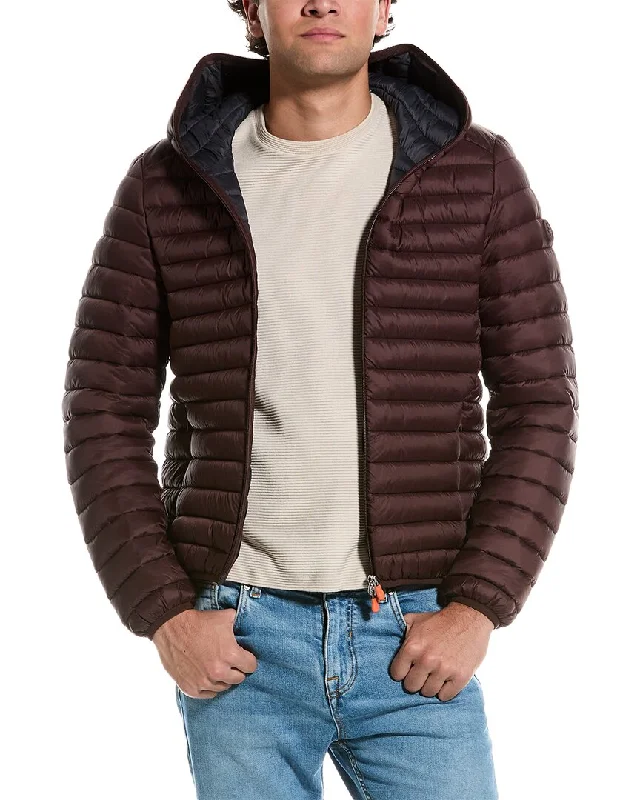 Save The Duck Donald Jacket Snapped Jacket Toggled Jacket Drawstring Jacket