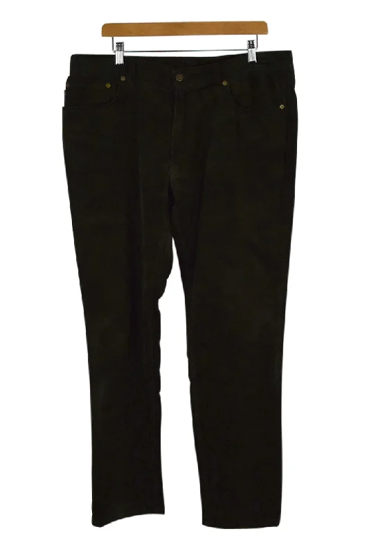Ralph Lauren Brand Corduroy Pants Comfortable Denim Leggings