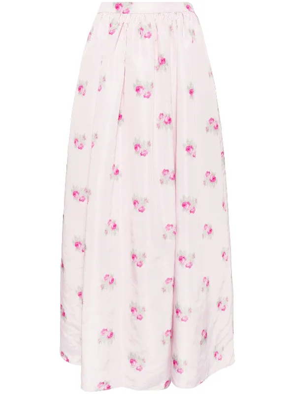 MINITA PARTY MAXI SKIRT silk skirt luxurious