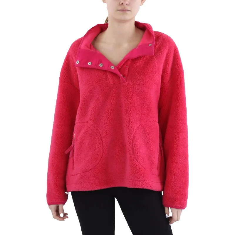 Ugg Womens Pocket Sherpa Turtleneck Sweater Bright Pastel Dark