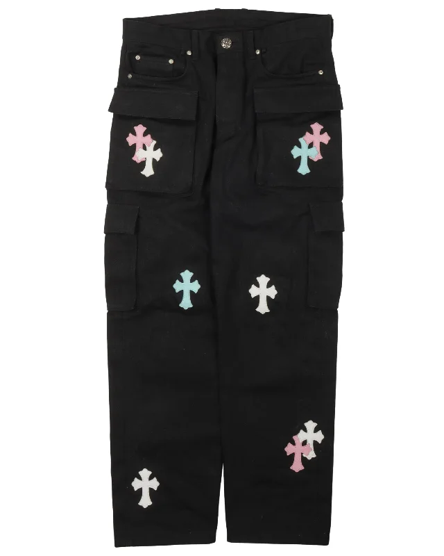 9 Pocket Denim Cargo Pants Soft Wool Pants