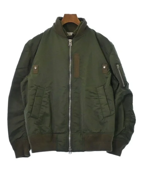 sacai Millitary jackets Fleece Fabric Down Fabric Feather Fabric