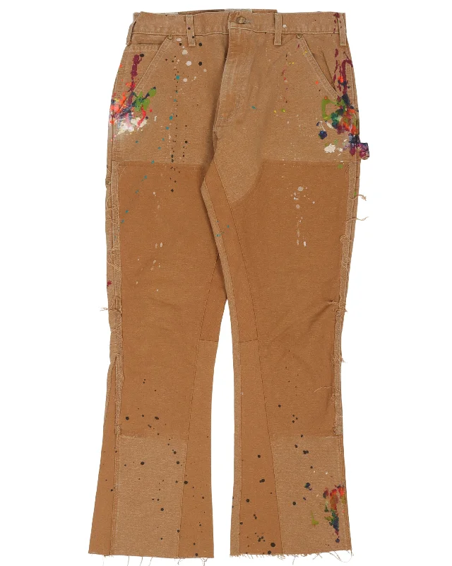 Carpenter La Flare Pants Elegant Silk Pants
