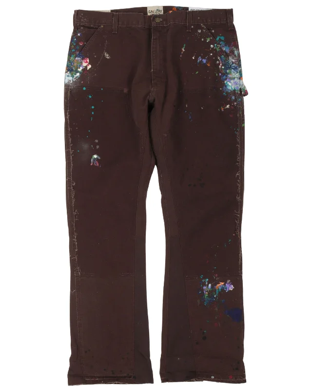 La Flare Carpenter Pants Relaxed Lounge Trousers