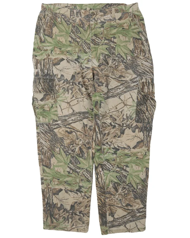RealTree Camouflage Cargo Pants Formal Linen Trousers