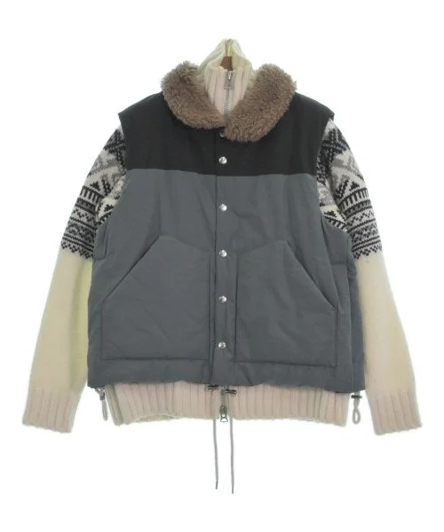sacai Down jackets/Vests Mesh Jacket Canvas Jacket Denim Jacket