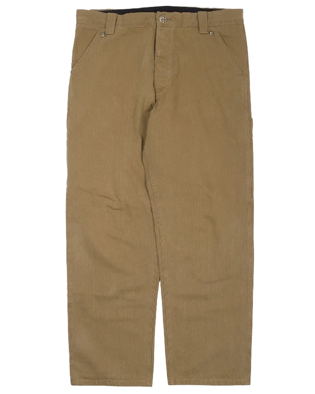 Tan Chino Pants Modern Stretch Trousers