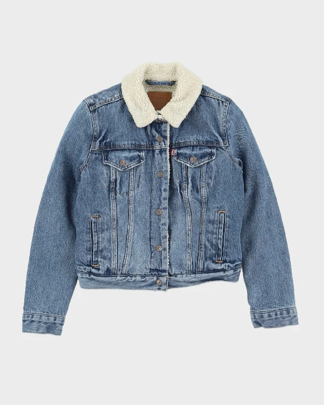 Levi's Big E Repro Blue Denim Jacket  - S Cotton Jacket Linen Jacket Terry Jacket