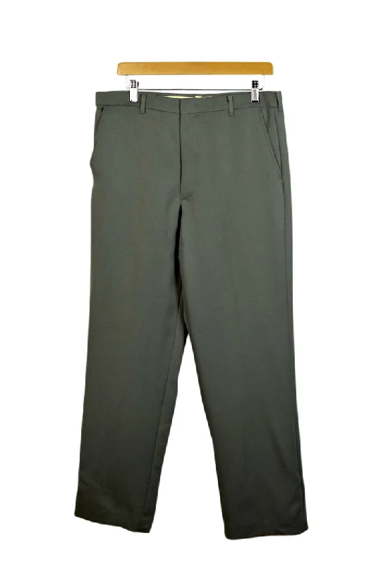 Grey Dress Pants High-Waist Jogger Pants