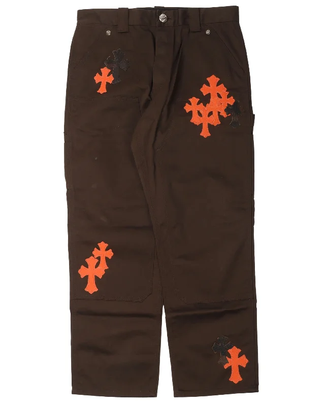 Carpenter Double Knee Cross Patch Pant Modern Skinny Pants