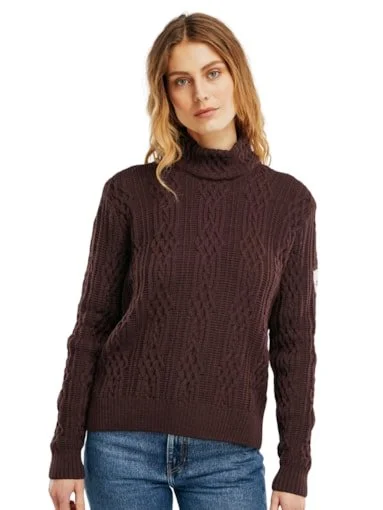 Hoven Sweater Women's Lace Blend Ribbed Blend Corduroy Blend